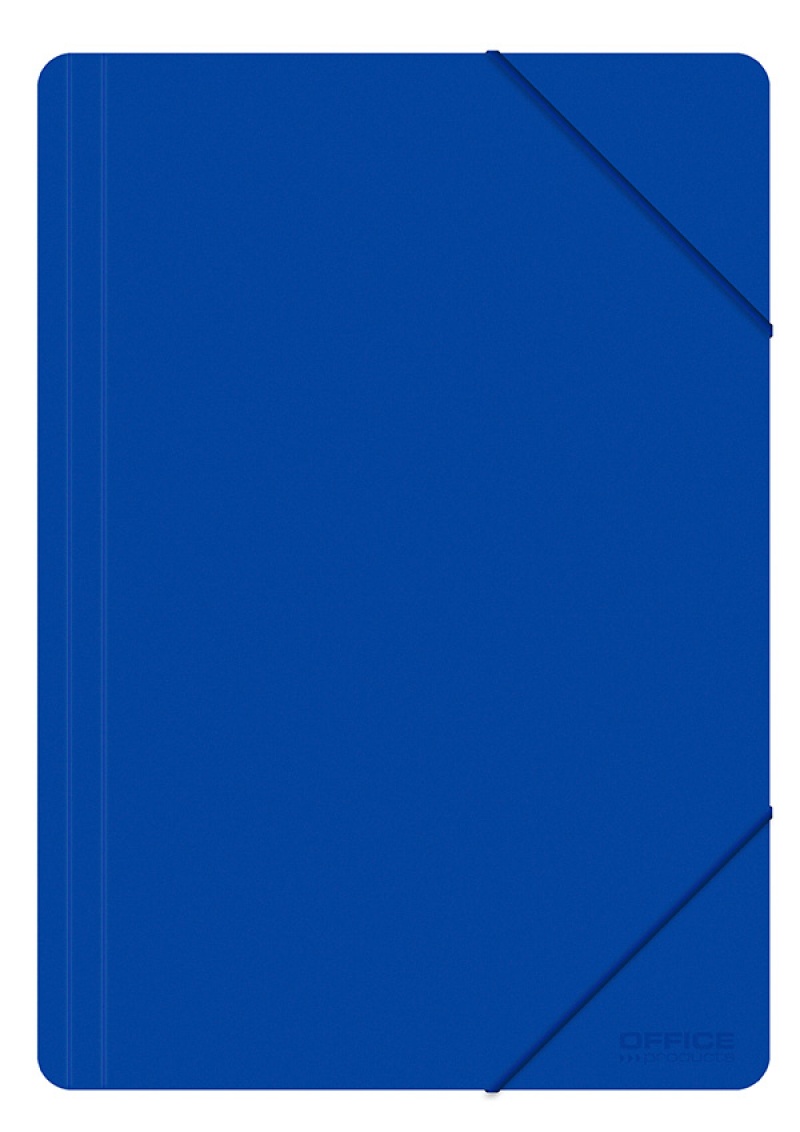 Папка з гумкою OFFICE PRODUCTS , А4, 500 мікрон, 21195251-01 синя
